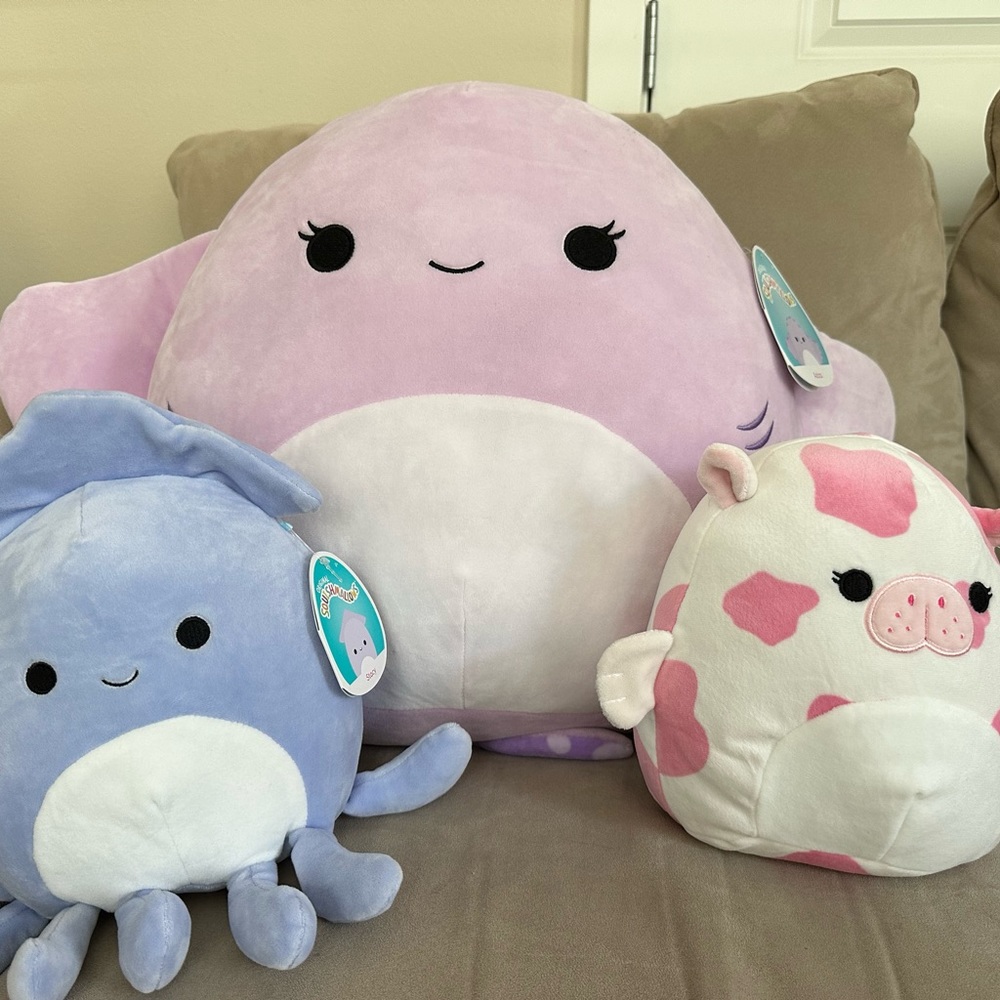 Sea life squishmallows